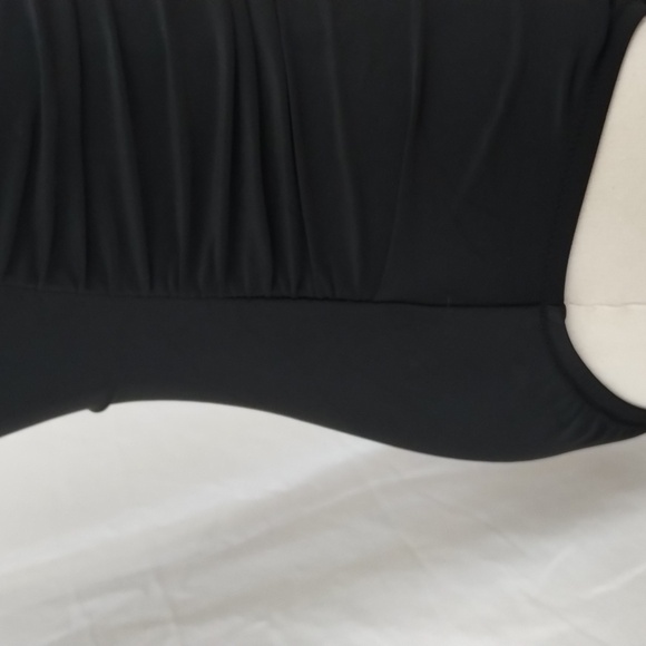 NWT J. Crew Ruched Bandeau black ruched one piece Sz XS - Picture 10 of 16